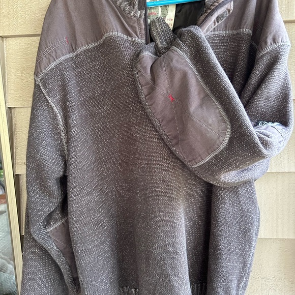 Mascot Frontline workwear sweater, elbow patches fully lined zip up neck - Picture 6 of 11